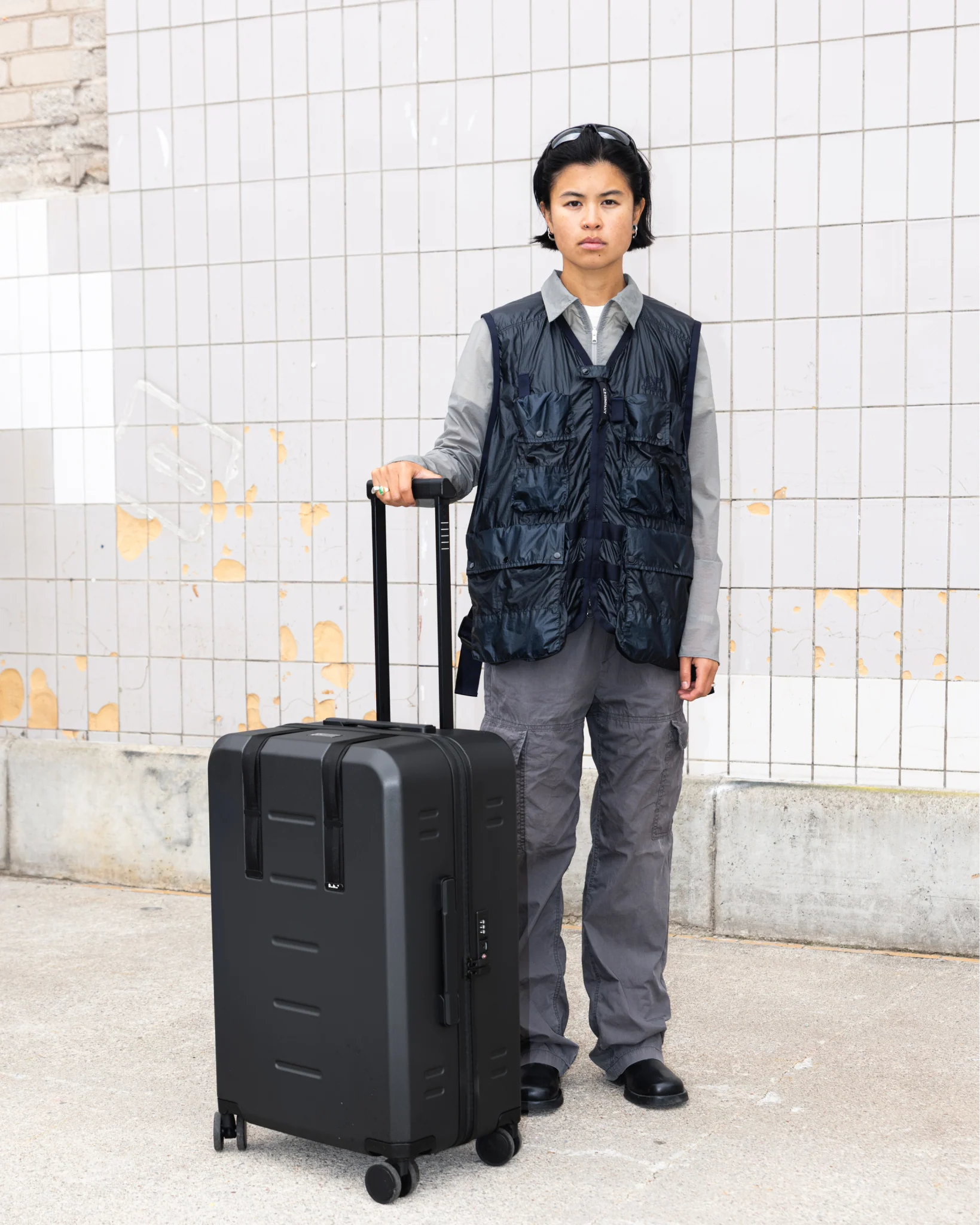 Ramverk Check-in Luggage Medium Black Out - Image 6