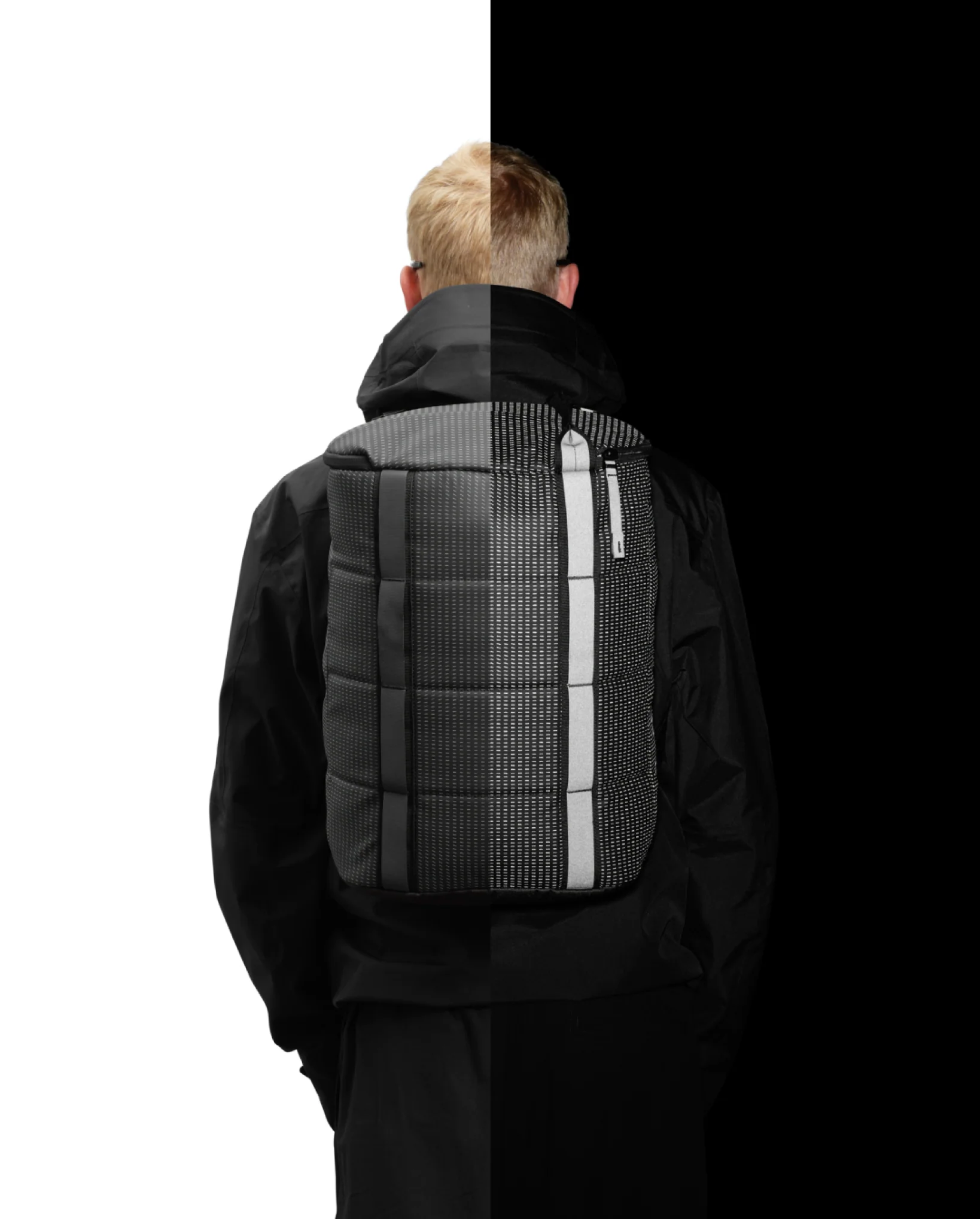 Roamer Duffel Backpack 25L Reflective Black - Image 2